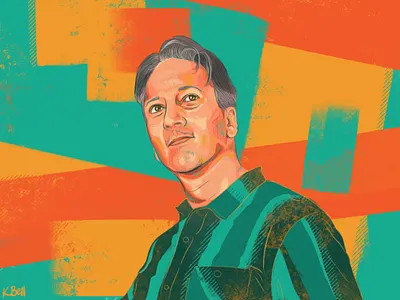 Corporate Portraits: Mikey brand brand identity branding corporate identity design digital art digital painting headshot identitydesign painting portrait procreate procreate app truegrittexturesupply