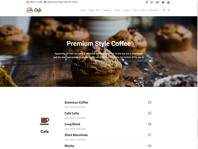 Our Menu Alt - Cafe WordPress Theme bar cafe cafe branding cafe menu cafeteria clean coffee coffee shop design landing page page builder plugins pub responsive site builder template theme web design web development wordpress