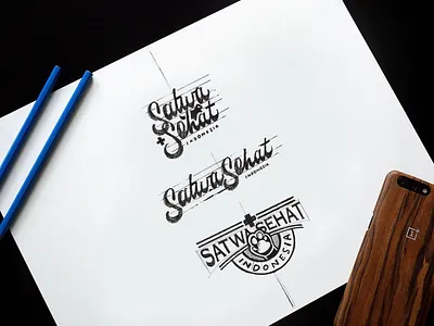 WIP Logo Satwa Sehat | INA branding calligraphy design graphic handlettering illustration inspiration lettering logo type typography