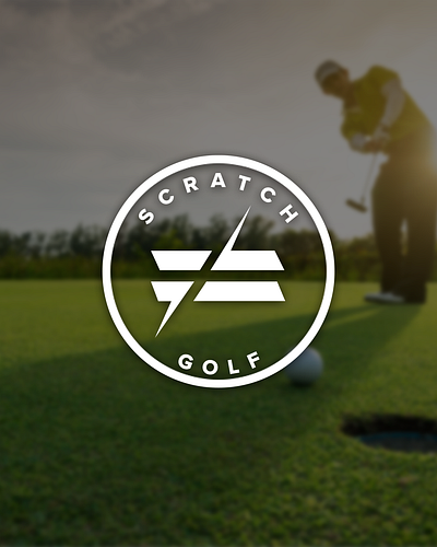 Scratch Golf USA = golf golf ball golfing logo scratch