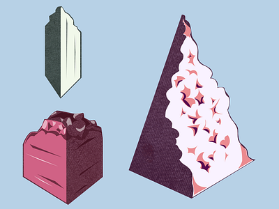 Mineral Study design flat illustration minimal ui vector web website