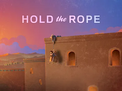 Hold the Rope church design church logo missionary