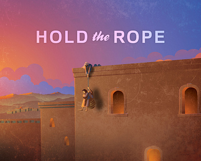 Hold the Rope church design church logo missionary