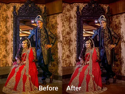 Wedding Photo Retouch & Editing black white clipping path service colorized graphic design image editing photo manipulation photoshop retouching