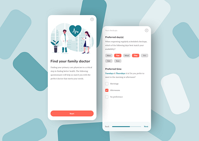 Medical Questionnaire app design form medicine mobile mobile app mockups sketch ui