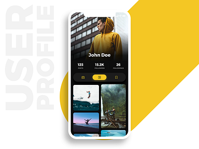 User Profile adobe adobe photoshop cards colors dark app dark mode dark ui feeds mobile ui my posts my profile profile social social app social media social network ui ui ux user profile ux