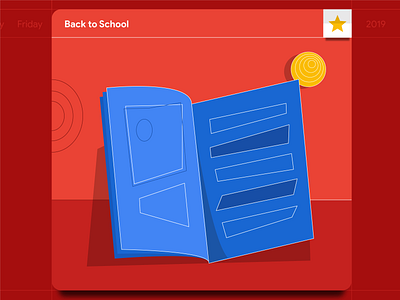 Back to School: Magazine Illustration book education icons illustration illustrations illustrator school vector