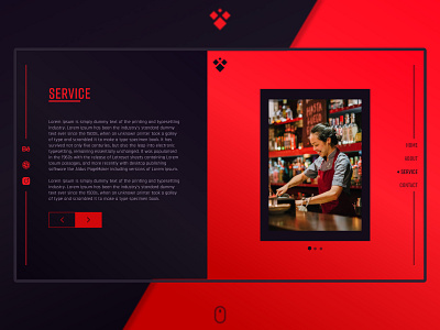 Service Page Website UI after effects animation branding design illustration landing landing page ui ui ux user interface ux web web design website website design