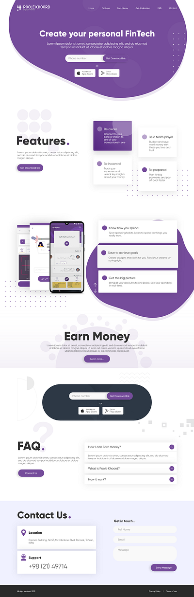 One page application download web design design ui ui design ux ux design ux ui design vector web design web site design webdesign