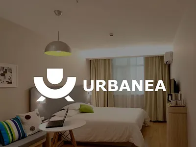 Urbanea logo concept 05 chair creative geomtaric logo sofa