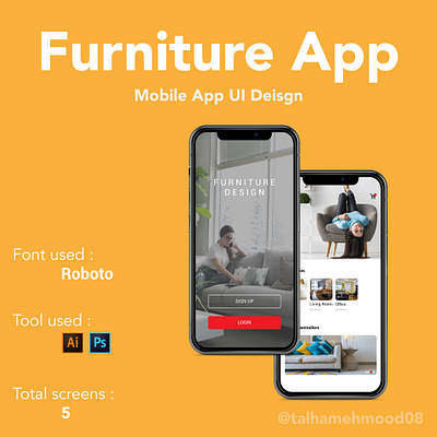 Furniture mobile app UI design app design ecomerce mobile mobile app mobile ui monogram ui ui ux ui design uidesign uiux uiux design uiux designer uiuxdesign uiuxdesigner ux web website website design