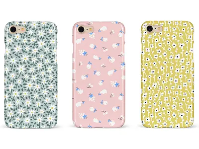 Patterned Cases botanical flat art floral florals flower illustration flowers fruit illustration iphone case licensing meadow pattern design patterndesign patterns phone case vector vectorart