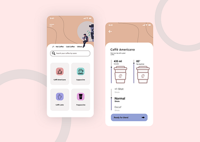 coffee ordering app concept appui coffee cup coffeorder daily ui dailyui dailyuichallenge uichallenge uidesign uiux userexperience userinterface uxdesign