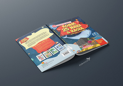 Book Design: Komik 25 Nabi & Rasul book book cover book cover design design graphic design illustration layout vector