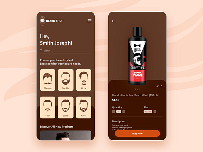 Beard Shop mobile app adobe xd beard clean design mobile app mobile app design nature ui uiux user experience user experience design user experience prototype user experience ux user interface user interface design userinterface ux