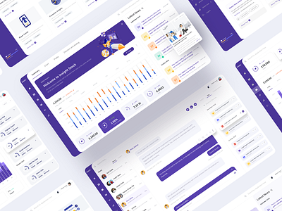 Insight Planner - Marketing Research & Digital Trends activity feed analytics card chat chat app clean dashboard data visualization demographic digital marketing google insights kajal kashyap design news news feed planner product design search engine statistics web design