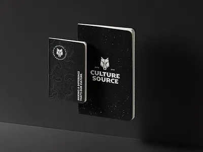 Culture Source black branding logo pattern wolf wolf logo