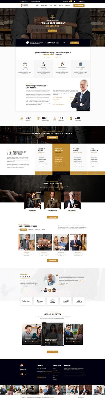 Lawyer & Attorney - Law Firm Website PSD Design accountant advocate attorney barrister business consultant corporate counsel justice law law firm lawyer legal office responsive solicitor