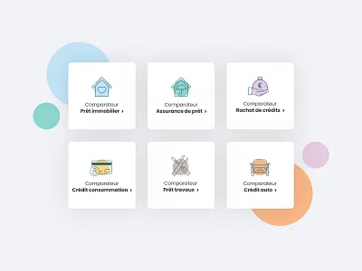 Icons - empruntis color icon icon set icons illustration illustrator loan pictogram ui vector