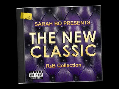 The New Classic adobe album art album cover artwork black cd cd cover concept creative design graphic music old school packaging product visual