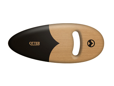 Handplane bodysurf cornwall craft design handmade handplane industrial design offcuts otter photoshop render surf tide waste wood wooden