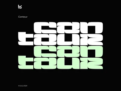 Contour blackandwhite cool funky lettering lettering art lettering logo letters negativespace stylish type typography