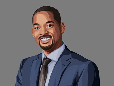 Will Smith Vector Illustration design hollywood illustration international letsvectorize photo to vector vector vectorart vectorise