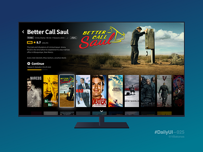 DailyUI–025 dailyui sketchapp tv app ui