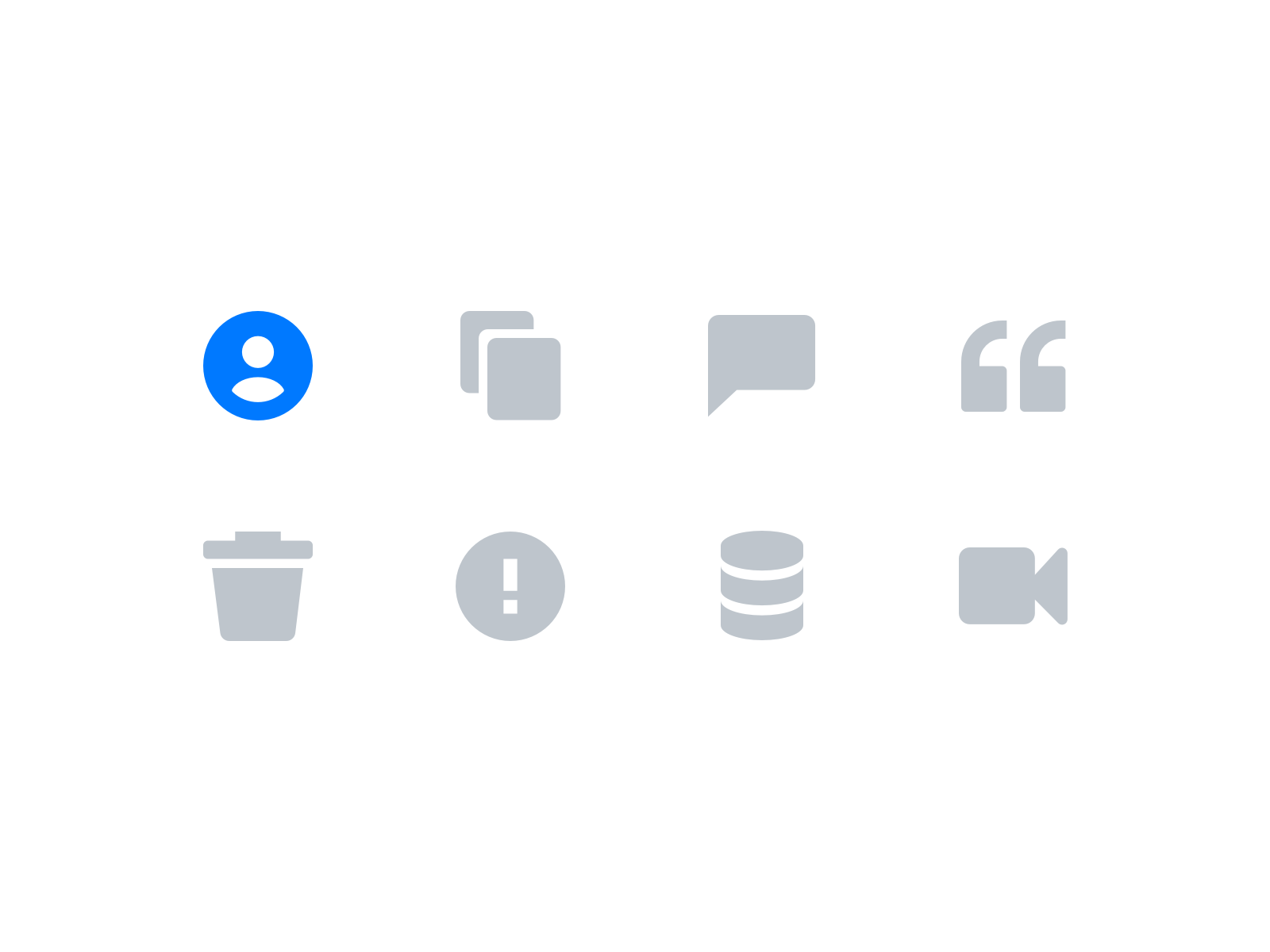 Example of User Interface Icons by Xicons Studio