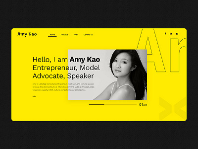 Bio branding challenge design flat interaction typography ui ux web website