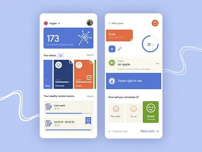 Vocabulary learning app for kids app child children education kids language language learning playful