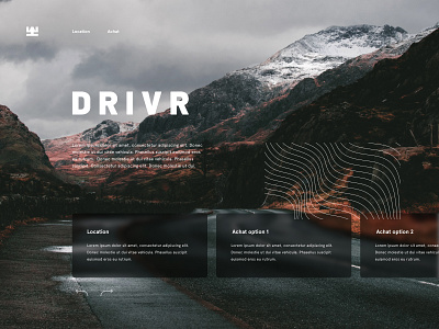 Drivr branding design sketch ui ux web