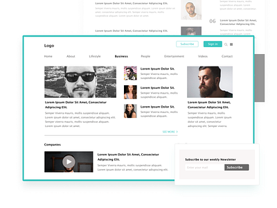 Blogpost Design blog blogpost branding daily 100 challenge dailyui design desktop figma figmadesign flat minimal ui vector web design webdesign website website design