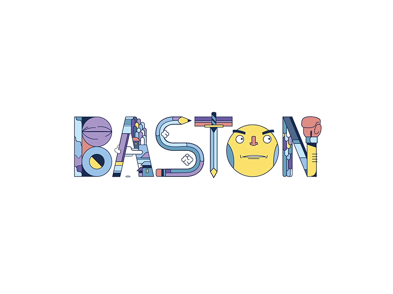 Baston 2d 2d animation animation frame by frame motion design