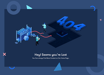 Page Not Found_404 design illustration illustrator ui ux vector web website