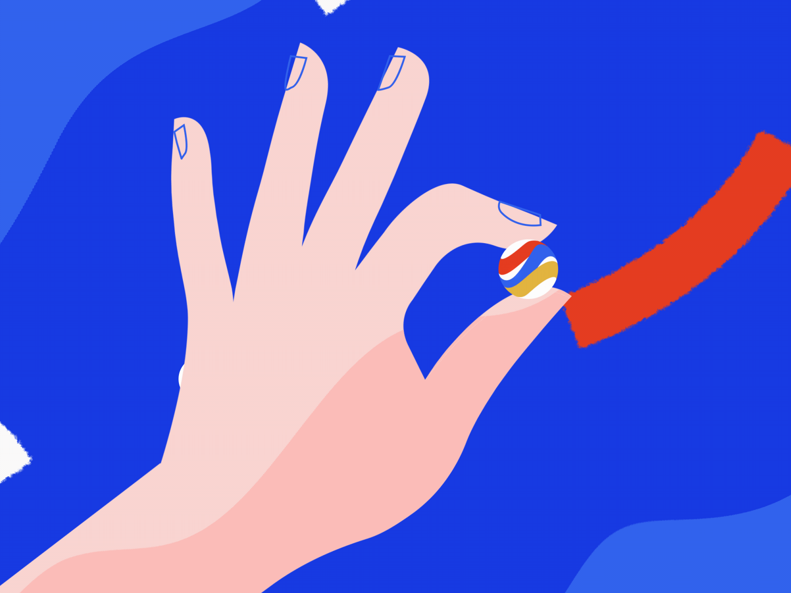 Marbleized 2danimation animation cel animation design flat illustration motion design