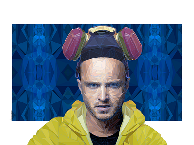 Breaking Bad - Jesse Pinkman brbd breakingbad flat flatdesign illustration lowpoly lowpolyart netflix serie series themushroomdesign vector vectorart