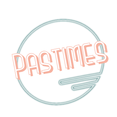 Pastimes Logo design diner logo neon pastimes retro sign vintage