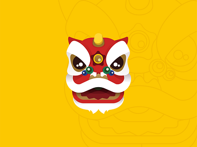 Refuel China design lion lovely 插图