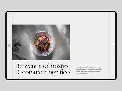 AL4 Pizzeria branding design designinspirations follow me minimal typography ui ux ux design web