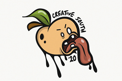 Creative South 2020 adobe draw cartoon draw illustration ipad monster peach sketch vector