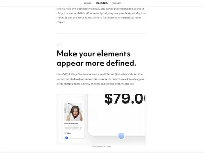 My new Blog (mrcndrw.com) Article Content typography ui ux