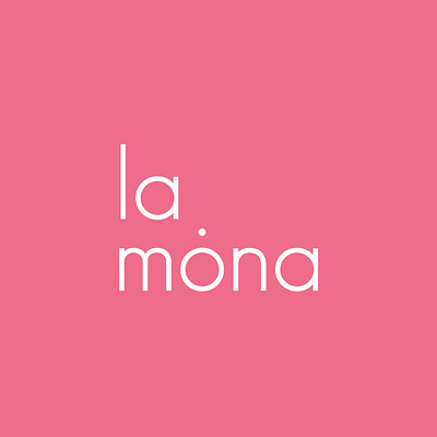 la mona logotype art art direction brand branding design graphic design graphic designer graphicdesign illustrator la mona logo logo design logotype