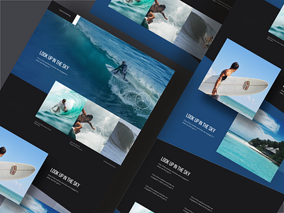 surf design illustration ui web