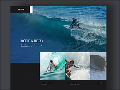 surf design illustration ui web