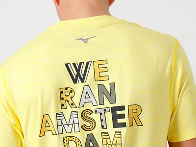 Mizuno Merchandise for TCS Amsterdam Marathon artwork brand dots drawing flatdesign goodtype illustrator japan marathon merchandise mizuno pattern running shirt sport sports type typography