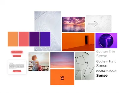 Sense - Moodboard design desktop desktop design digital homepage moodboard sense ux