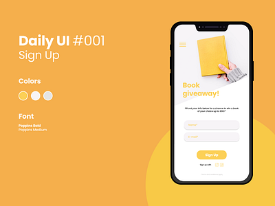 Daily UI #001 daily ui daily ui 001 daily ui challenge dailyui design figma sign up ui