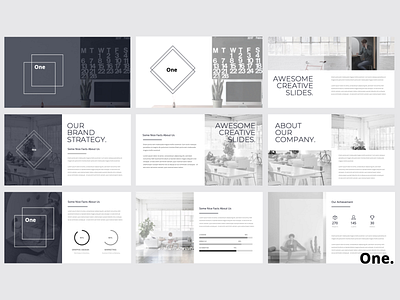 One - Powerpoint presentation portfolio powerpoint powerpoint design