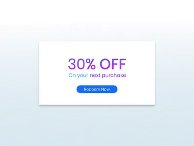 Dailyui 061 Redeem Coupon dailyui design figma figmadesign hero icon logo ui ui design ui designers